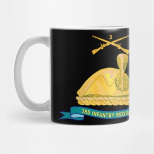 3rd Infantry Regiment - Gold - w Br - Ribbon Mug